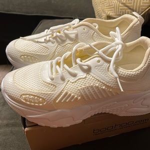 Pretty Little Thing White Gym Shoes